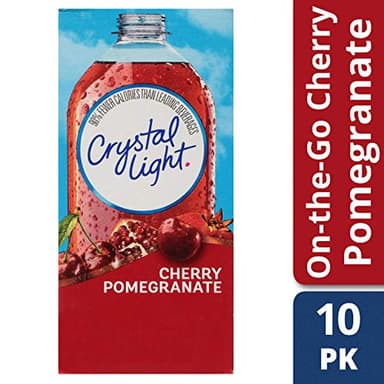 Crystal Light Sugar-Free Cherry Pomegranate Drink Mix (10 On-the-Go Packets) - Image 2