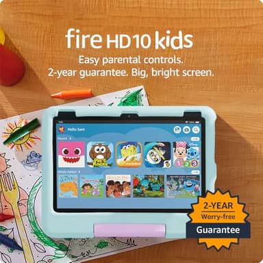 Amazon Fire HD 10 Kids tablet (newest model) ages 3-7 | Bright 10.1" HD screen with included ad-free and exclusive content, robust parental controls, 13-hr battery, 32 GB, Disney Princess - Image 7