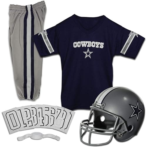 Franklin Sports NFL Dallas Cowboys Boy's Uniform Set, Medium - Image 1