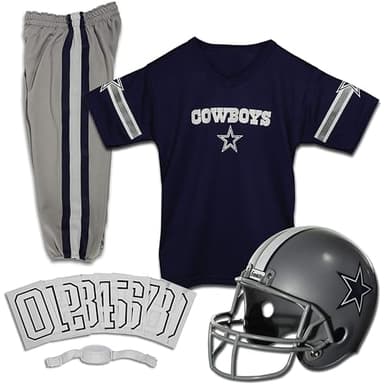 Franklin Sports NFL Dallas Cowboys Boy's Uniform Set, Medium - Image 1