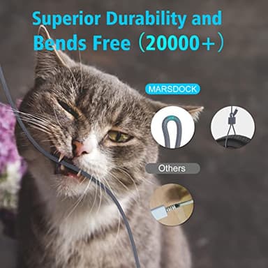 USB C to USB C Cable for MacBook Air/Pro, iPad Pro 12.9 11 inch, iPad Air 5 4, Mini 6, iPhone 15/15 Pro/15 Plus/15 Pro Max, Samsung Galaxy, Pixel, LG, Type C Fast Charging Cord 60W 6.6FT - Image 5