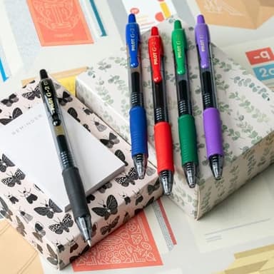 Pilot G2 Premium Gel Pens, Gel Roller Pens, Fine Point 0.7 mm Assorted Colors 8 - Image 4