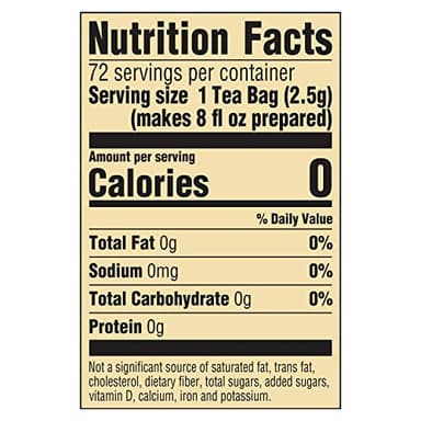 Lipton Organic Tea Bags Tastes Great Hot or Iced Organic Black Tea Can Help Support a Healthy Heart 5.74 oz 72 Count, Pack of 5 - Image 8