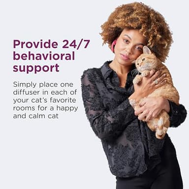 COMFORT ZONE 6 Pack MultiCat Diffuser Refills; Cat Calming Pheromones Help Anxiety; 30-day refills - Image 5