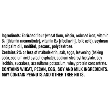 Murray Sugar Free Cookies, Pecan Shortbread, 8.8 Ounce Tray, Pack of 12 - Image 3