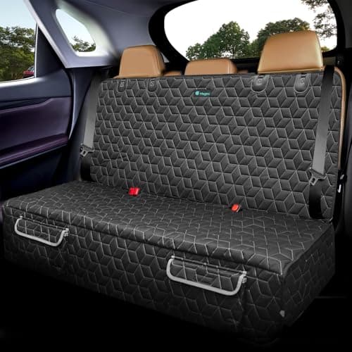 Meginc Bench Dog Car Seat Covers for SUV, Waterproof RAV4 Dog Seat Cover for Back Seat Heavy Duty Nonslip Back Seat Cover Protector for Rav4/Honda CR-V/Subaru CrossTrek/Mazda CX5/Hyundai Tuscon - Image 1