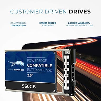 Water Panther 960GB SAS 12Gbps 2.5-Inch x 15mm Enterprise SSD in 13G Tray Compatible with Dell PowerEdge Servers 0J68N1 0X8F87 R330 R730XD R220 R420 R210 R710 R910 (Renewed) - Image 3