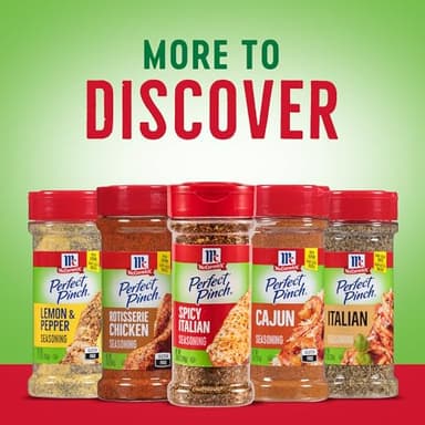 McCormick Perfect Pinch Seasoning, Spicy Italian, For Adding Italian Flavor with a Kick to Pizza, Pasta, Dressings & Sauces, 3.88 oz - Image 18