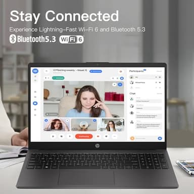 HP 255-G10 Business Laptop Computer - w/Microsoft Office Lifetime & Free CD/DVD Drive - 15.6" Full HD - Ryzen 3 7330U (Beat Intel i5-1135G7) - Wi-Fi 6 -Win 11 Pro w/Laptop Bundle (64GB RAM | 2TB SSD) - Image 5