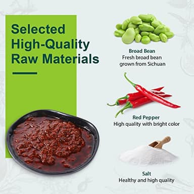 Soeos Sichuan Broad Bean Paste with Chili Oil 28.22oz (800g), Hongyou Doubanjiang, Pixian Doubanjiang Chili Paste, Ingredient for Sichuan Cuisine, Fermented Bean Paste, Red Bean Paste, Chili Paste. - Image 6