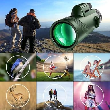 Stscope360 Monocular, 2025 Upgraded STS Scope 360, Stethoscope 360 Monocular Scope Set for Adults Long Range, High Power Monoculars for Bird Watching Camping Travelling Concert (Green 80 * 100) - Image 8