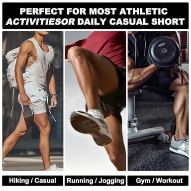 AIMPACT Mens Mesh Running Shorts Gym Athletic Workout Shorts for Men 3 inch Sports Shorts with Pocket(Orange L) - Image 6