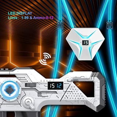 Winyea Tag Laser Tag Rechargeable, Lazer Tag Guns for Kids Gifts for Teens & Adults, Family Games and Teenage Group Activity Outdoor Cool Toy, Ages for 8 9 10 11 12+ Years Old Boys & Girls - Image 4