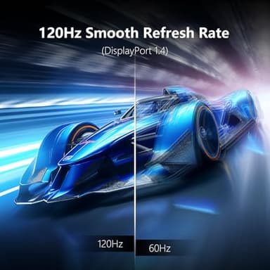 INNOCN 45C1R 45 Inch 5120 x 1440p Ultrawide Curved Gaming Monitor, R1500, HDR400, USB Type-C Power Delivery, PIP/PBP, Built-in Speaker, Height Adjustable, Black - Image 3