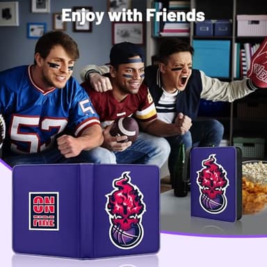Basketball Card Binder, Trading Sports Card Binder Holder 900 Pockets with 50 Removable Pages, 9 Pocket Collector Album Storage Double Sided,Folder Book Case Gift for Boys And Girl (Purple) - Image 8