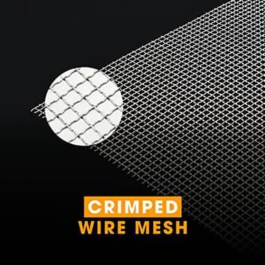 1 PC 11”X14” (28cmX36cm) Wire Mesh 5 Mesh, Sturdy Metal Mesh Sheets for DIY Projects 304 Stainless Steel No Rust Mesh Screen - Image 4