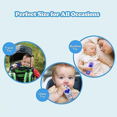 ROBBEAR Baby Teething Toys, Food Grade Silicone Teether for Babies 3 6 12 18 Months, TV Remote Shape Toddlers Chew Toys, Freezer BPA Free (Pink RC) - Image 8
