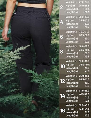 MIER Women's Quick Dry Cargo Pants Lightweight Tactical Hiking Pants with 6 Pockets, Stretchy and Water-Resistant, Graphite Grey, 6 - Image 5