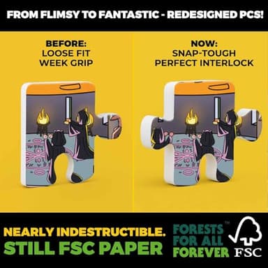 QUOKKA 1000 Piece Jigsaw Puzzle for Adults Knightly Cats – Premium Box Packaging with Extra Fun Challenges - Whimsical Cat Puzzle - Perfect for Relaxation & Creativity & Gift Giving - Image 2