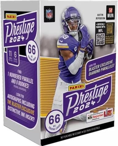 2024 Prestige Football Trading Cards Blaster Box (6 Packs) - Image 5