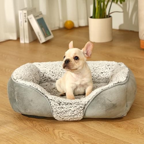 Dog Beds Small Medium Large Size Dog, Rectangle Cat Bed for Indoor Crate Sofa and Backseat of a Car, Non-Slip Bottom Breathable Soft Couch - Image 1