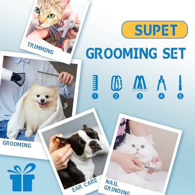 Supet Dog Grooming Hammock Harness for Dogs Cats, Relaxation Pet Nail Clipper Hammock, Restraint Dog & Small Animal Leashes Sling for Groomingk for Nail Trimming (Coral Blue, S) - Image 7