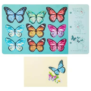 Airpark Pop Up Flower Card, 16 Inch Daisies and Butterflies 3D Paper Flowers Bouquet, Popup Greeting Cards with Blank Note Card & Envelope, Birthday, Graduation Decorations, Get Well Soon,Thank You Gifts for Women Mother - Image 5