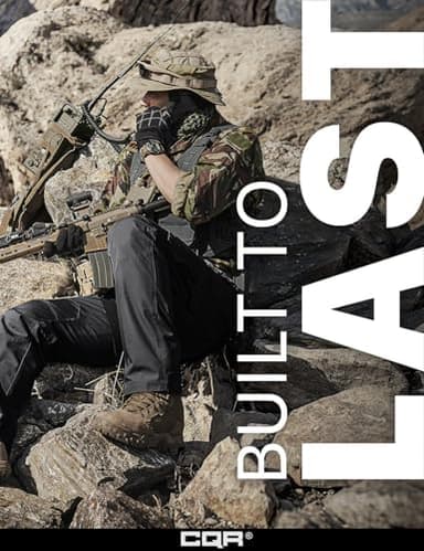 CQR Men's Tactical Pants, Water Resistant Ripstop Cargo Pants, Lightweight EDC Work Hiking Pants, Outdoor Apparel - Image 3