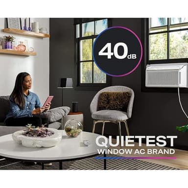 GE Profile 6150 BTU Smart Window Air Conditioner (Renewed) Bundle with 3 Year CPS Enhanced Protection Pack - Image 4