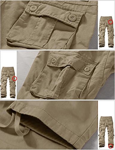 Match Men's Wild Cargo Pants #3357(38,British Khaki) - Image 6