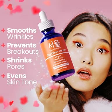 SeoulCeuticals Large 2oz Korean 20% Vitamin C Hyaluronic Acid Serum + CE Ferulic Acid - Potent Anti Aging, Anti Wrinkle K Beauty - Image 2