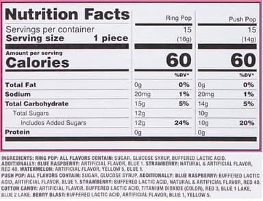 Bazooka Brands Halloween Candy Variety Pack, 30 Ct Bulk Individually Wrapped Hard Candy from Push Pop & Ring Pop, Full Size, Birthday Party Favors, Trick or Treat, Halloween Bowls, Gifts for Kids - Image 5