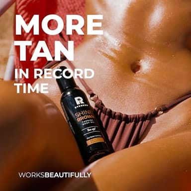 BYROKKO Shine Brown Tanning Oil 5.07 Fl Oz, XXL Tan Accelerator for Outdoor Sun or Indoor Tanning Bed Lotion, Fast Bronzer with Premium Natural Ingredients for Deep, Long-Lasting Glow - Image 9