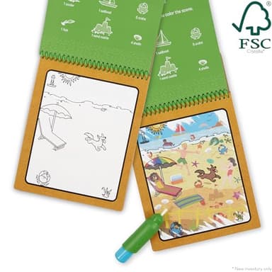 Melissa & Doug Let’s Explore Water Wow! Seasons Water-Reveal Pad – Reusable On The Go Travel Activity - FSC Certified - Image 5