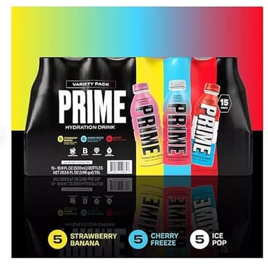 Prime Hydration Drink Variety Pack 2.0, 16.9 fl. oz., 15 pk. - Image 4