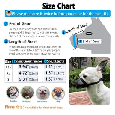 MOIILAVIN Dog Muzzle,Soft Mesh Muzzle for Barking Grooming Biting Chewing for Small Medium Breeds, Barkless Mesh Muzzle Stop Puppy Eating Poop&Rocks XXS XS S (Blue, XXS) - Image 5