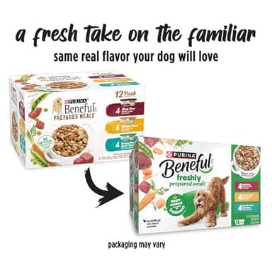 Purina Beneful Gravy Wet Dog Food Variety Pack, Prepared Meals Stew - (12) 10 oz. Tubs - Image 2
