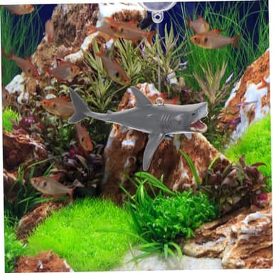 TOGEVAL 1Set Floating Decoration for Fish Tanks Rope Aesthetic Aquarium Ornament PVC Animal Figurine for Fish Tank Landscaping - Image 8