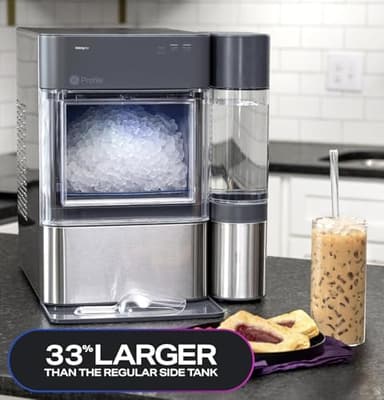Bundle of GE Profile Opal 2.0 XL w/ 1 Gallon Tank w/WiFi, Stainless Steel + Opal Upgrade Kit Includes Stainless Steel Scoop + Magnetic Holder, Scale Inhibiting Filter, Descaling 6 Pack Powder Kit - Image 2