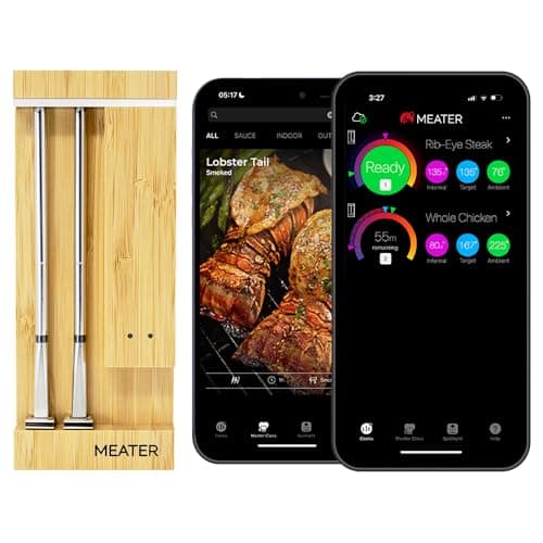 MEATER Pro Duo: WiFi Smart Meat Thermometer | 1000°F High Heat Resistance | Long Range | Dual Probes | Six Sensors | BBQ, Oven, Grill, Smoker, Air Fryer, Deep Fryer | iOS & Android App - Image 1