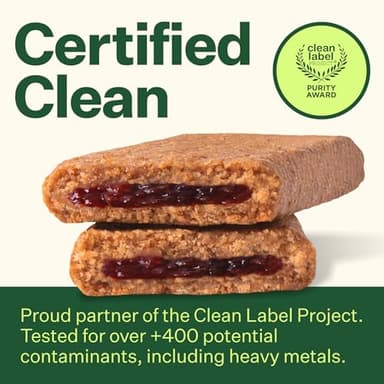 Yumi Organic Toddler Snacks Bars - Gluten-Free, No Added Sugar, 7+ Vegetables, Soft-Baked Crust, Yumi Bars Healthy Toddler Organic Snacks - School Safe and for Lunch Boxes, Blueberry & Purple Carrot (30ct.) - Image 3