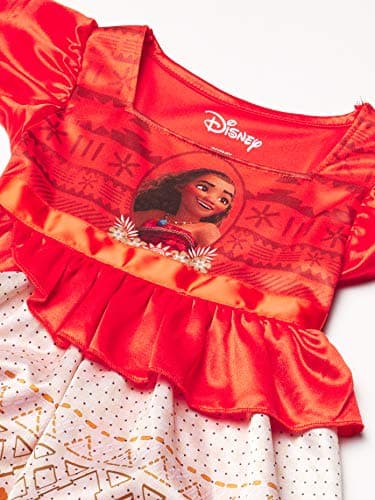 Disney Girls' Fantasy Gown Nightgown, Moana Ocean Princess 3, 4T - Image 3