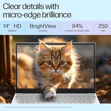 Hp 2025 Everyday Laptop | Free Office 365 | Intel Quad-Core Processor | 11.5 HRs Battery | 1TB Cloud Storage with 64GB SSD and 64GB External, 8GB RAM | Copilot AI Windows 11 w/o Mouse - Image 3