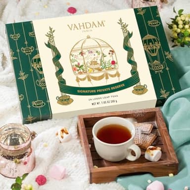 VAHDAM, Luxury Tea Advent Calendar 2025 | 24 Unique Loose Leaf Teas in Tin Caddies - Premium Tea Gift Box | Tea Gift Set | Advent Calendar 2025 Gifts for Women & Men - Image 5