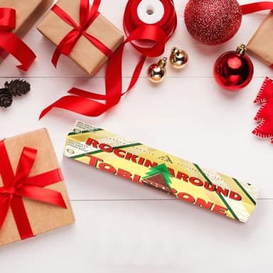 Toblerone Holiday Swiss Milk Chocolate Bar, 1 - 12.6oz bar - Image 6