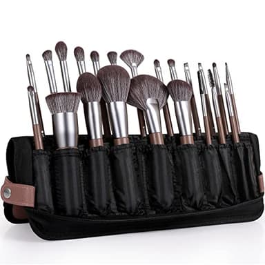 DUcare Makeup Brushes Professional with Bag 22Pcs Makeup Brush Set Premium Synthetic Kabuki Foundation Blending Brush Face Powder Blush Concealers Eye Shadows with Case - Image 8