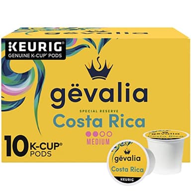 Gevalia Kaffe Special Reserve Costa Rica Medium Roast K-Cup Coffee Pods (10 Pods) - Image 1