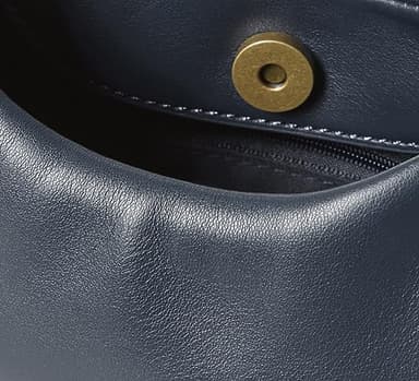 The Drop Women's Addison Soft Volume Top Handle Bag, Navy Blue, One Size - Image 4