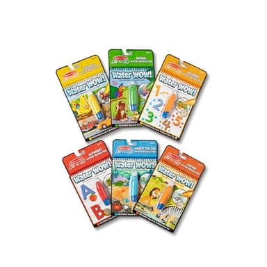 Melissa & Doug Water Wow! - Water Reveal Pad Bundle - Animals, Alphabet, Numbers and More - FSC Certified - Image 1