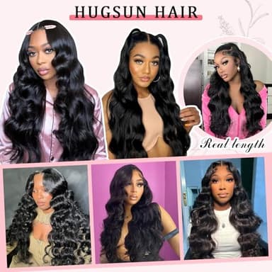 13X6 Body Wave Lace Front Wigs Human Hair 12A 250% Density 30 Inch Lace Frontal Wigs Human Hair Glueless HD Lace Front Wigs Human Hair Natural Color - Image 8